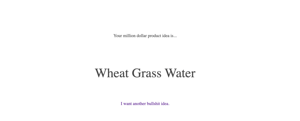 Bullshit Product Generator cover