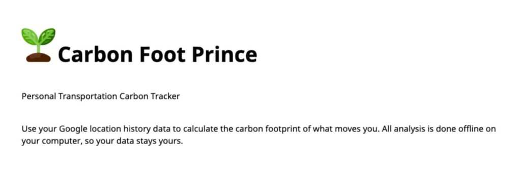 carbonfootprince cover