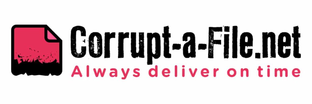 corrupt a file cover