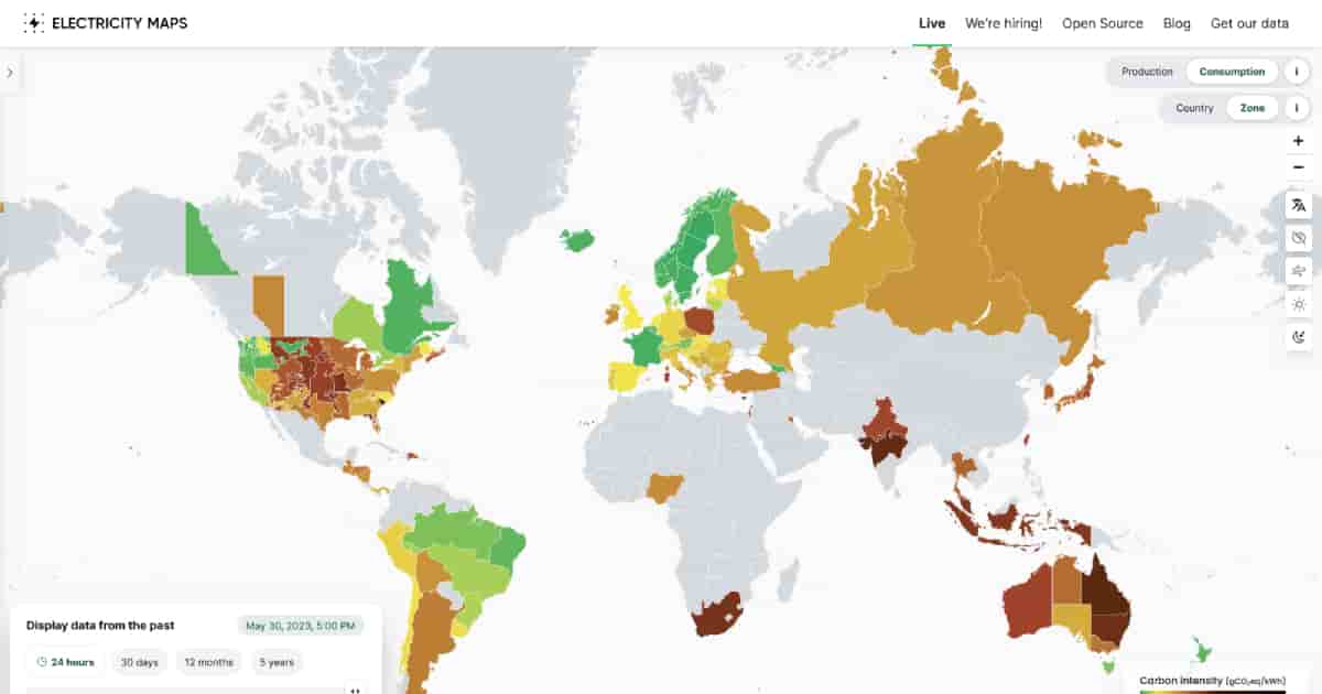 Electricity Maps - Bored Hoard