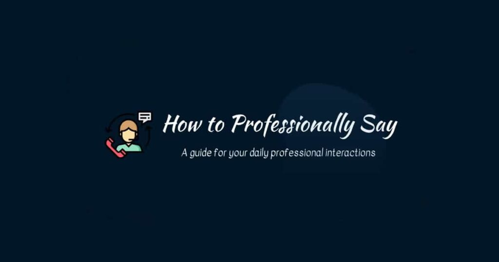 howtoprofessionallysay cover