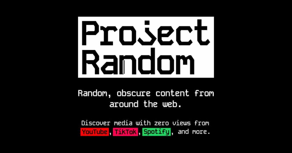 project-random cover