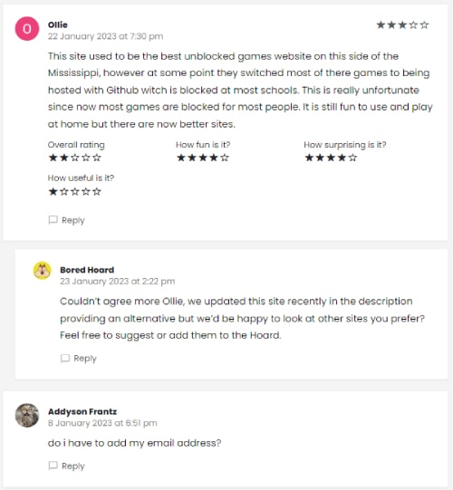 you could get stunning reviews on your site