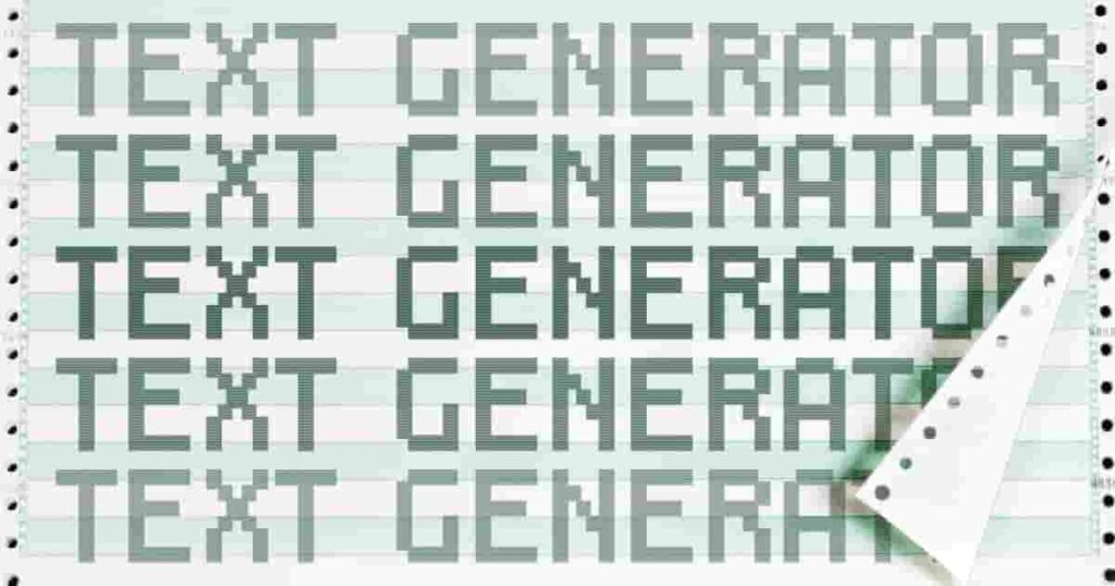 text-generator cover