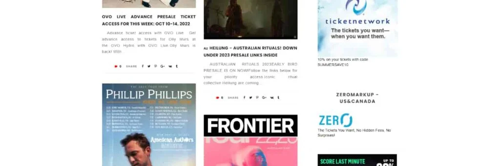 tickets before crowd cover